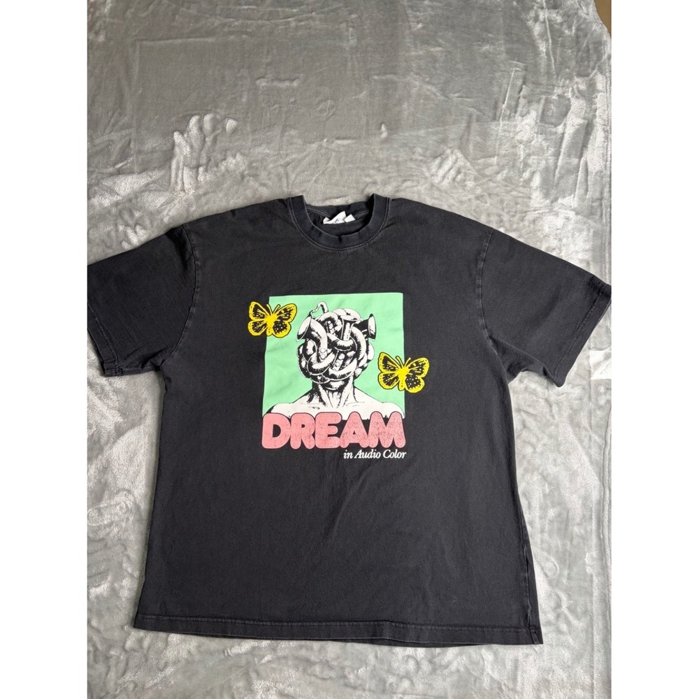 Butter Goods Dream in Audio Color T-Shirt Men's XL Black Cotton Graphic Tee Used